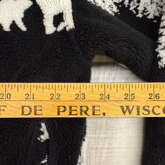 ✅Womens VTG Denali Sherpa Fleece Reversible Jacket Full Zip Polar Bear/Pine tree - Picture 6 of 12